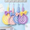Children's Cute Cartoon Penguin Hanging Kitchen Hand Towel - Water Absorbent, Quick Drying Coral Fleece