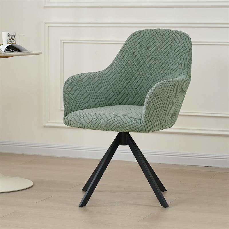 

1PC Solid Color High Arm Chair Covers Elastic Dining Chair Slipcover Four Season Universal Protective Cover for Kitchen Wedding