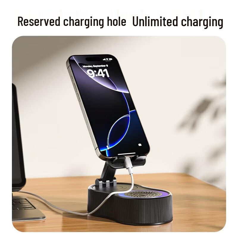 Newmine PBS007 Portable Bluetooth Speaker with Phone Holder CN plug (adapter included)