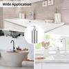 Stainless Steel Countertop Sink Soap Dispenser High Quality Bathroom Hand Dish Lotion Bottle Container Light Weighter 550/350ml