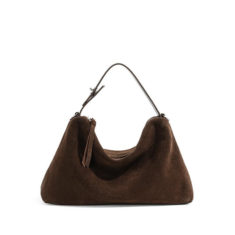 Autumn and winter bags, crossbody pillow bags, high-end leather versatile work commuter women's handbags