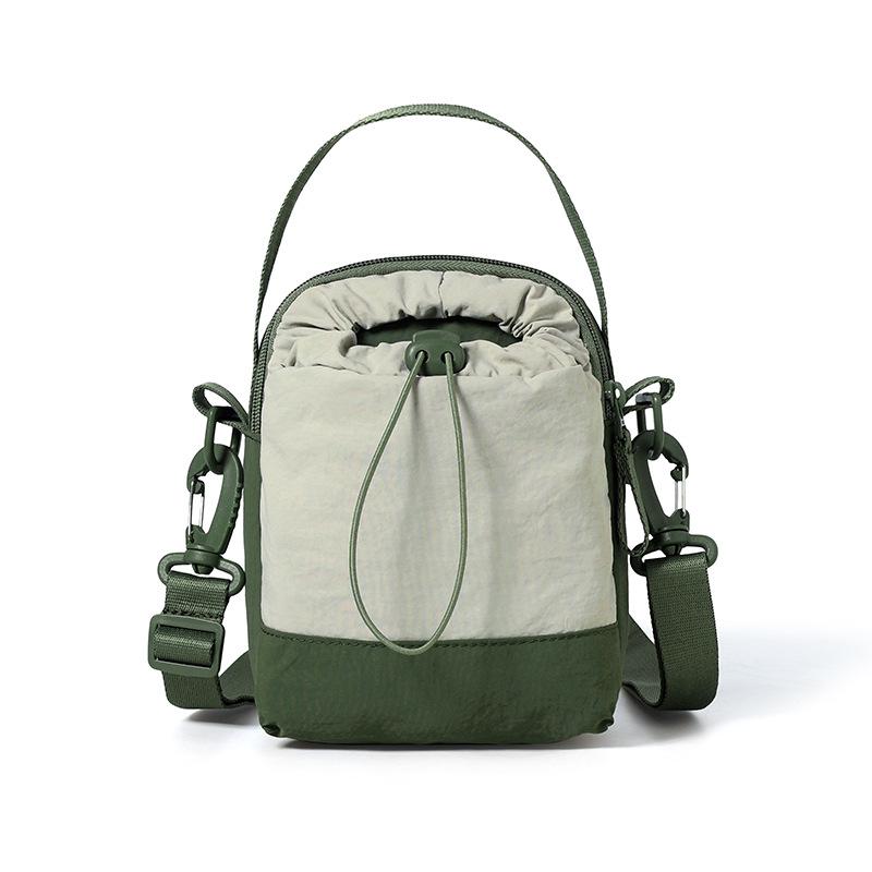 Leichte Handy-Tasche Damen Mehrschichtige Schulter-Umhängetasche Sport Wasserflaschentasche