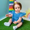 21inch Baby Girl Dolls Lifelike Reborns for Doll Cute Birthday Gift Real & Soft Touching Caucasian for Doll with Beautif