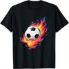 Balón de Fútbol en Llamas Portería Infantil Balón Abrasador Llama de Fútbol Camiseta