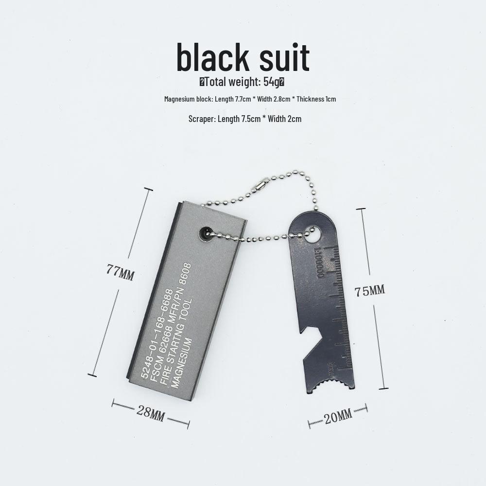 US Style Magnesium Flint Fire Starter - Outdoor Survival Tool