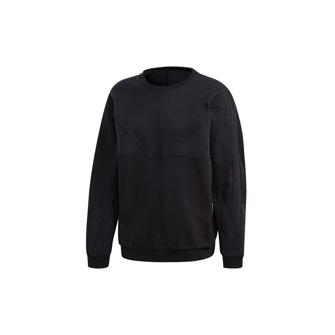 

Adidas Originals Trefoil Vintage Crew Neck Sweatshirt Men Tops Black DH2260 XS