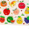 Fruit Matching Board Wooden Games for Kids Recognition Kds Valentines Day Gifts 4 5