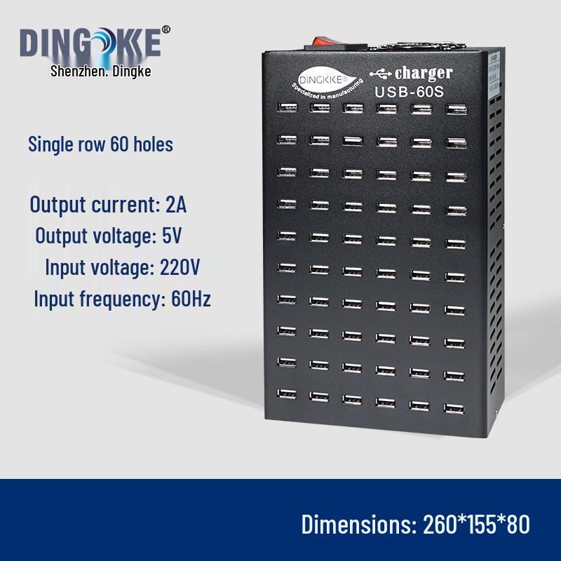 USB Multi-Port Charger: 10-100 Port Station with PD/QC3.0 Fast Charging - Charger King