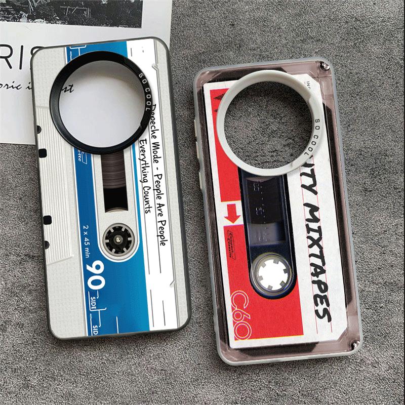 Vintage 90S Cassette Tape Pattern Soft Phone Case for Xiaomi Redmi Note 13 14 15 Pro Plus 12S 12 11S 11 11T 10S 10 Shockproof Co