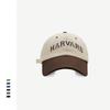 Street couple hat spring and summer face small baseball cap women's fashion contrasting color letter embroidery baseball cap men