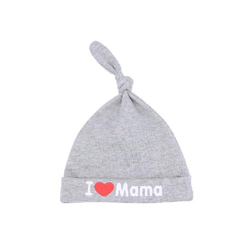 Spring Summer Love Papa Mom Newborn Baby Hat Infant Toddler Cotton Cap Cute Layer Solid Headwear for 0-3 Months Boys Girls