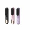USB Rechargeable Electric Hair Brush 4-Levels Temperature Hot Comb Straightener  Straight Hair