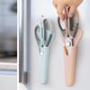 Multi-functional Kitchen Shears with Magnetic Holder - Sticks To Fridge Surfaces, Ultra-Sharp Stainless Steel Poultry Scissors for Cutting Chicken