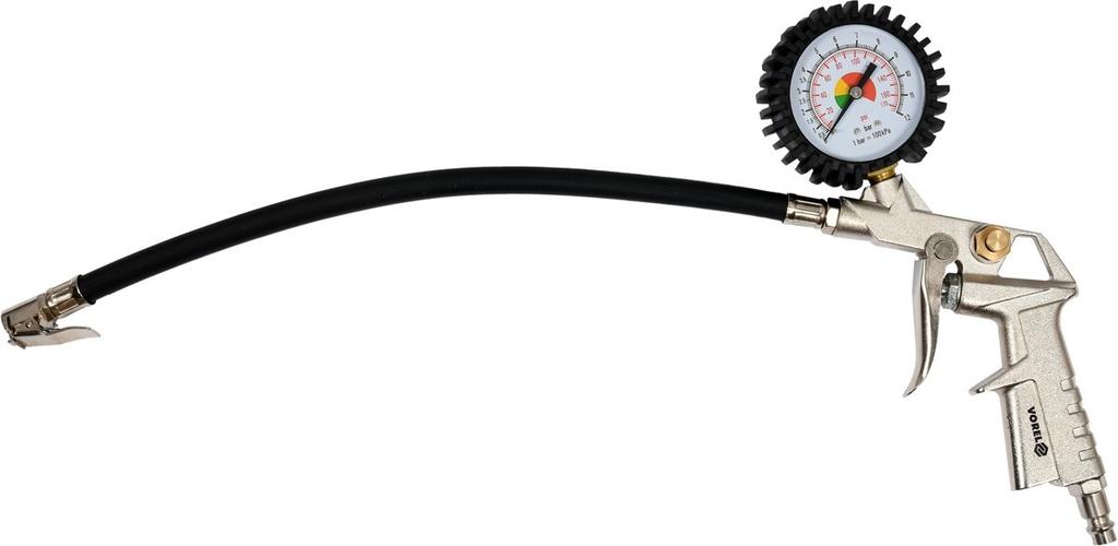 Inflating gun with pressure gauge 81650 VOREL