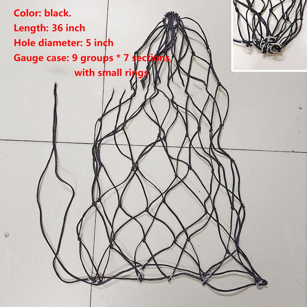 Heunetz Slow Feed Heutasche 36 Zoll Hängender Heufütterer für Pferde Kleine Löcher Fütterungsnetz Hängender Reisefütterer für Stall