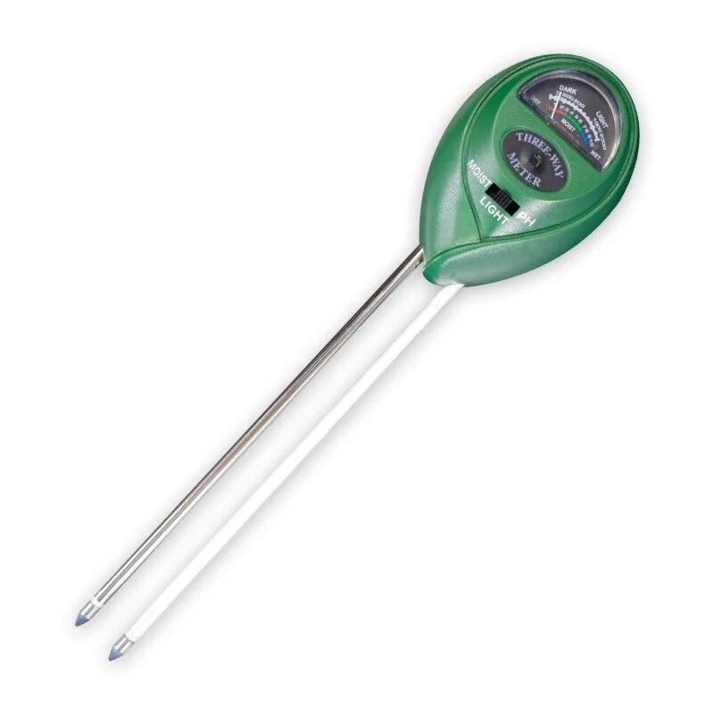 

Три в одном круглоголовый детектор почвы pH-метр pH-метр измеритель влажности светимости тестер почвы садоводство