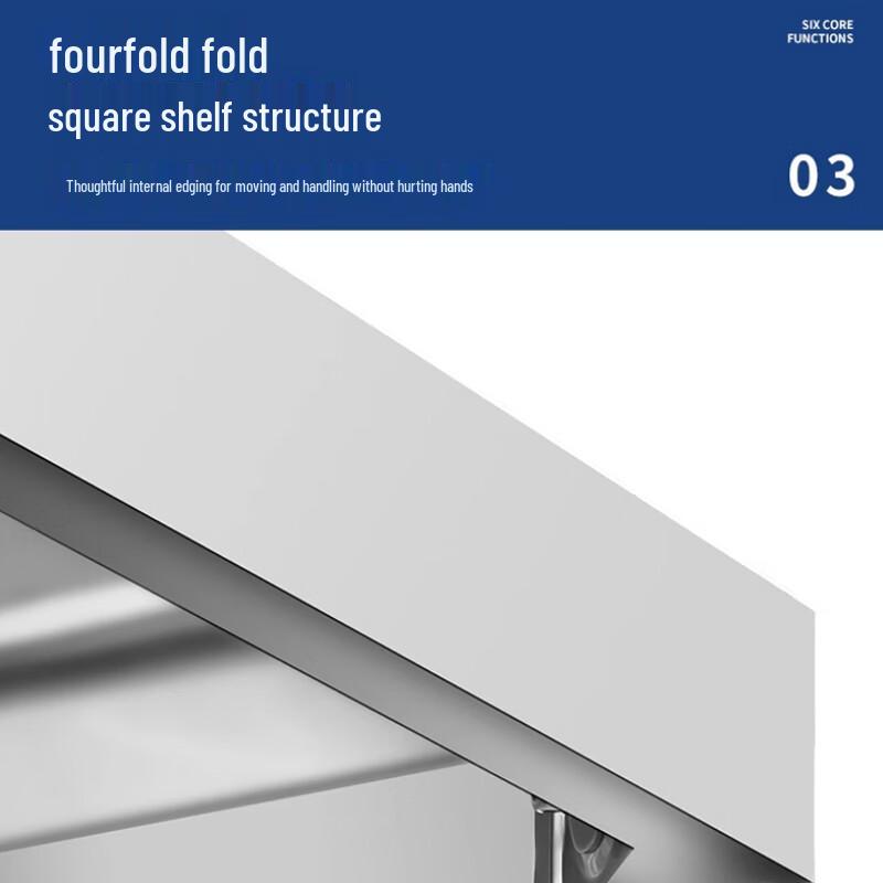 Modern 2-Tier Stainless Steel Kitchen Storage Cart