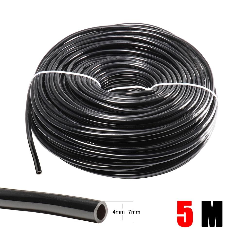 Garden Watering 4/7mm Hose PVC Micro Irrigation Pipe 1/4'' Tubing Irrigation Drip System Sprinkler Tube for Greenhouse Bonsai