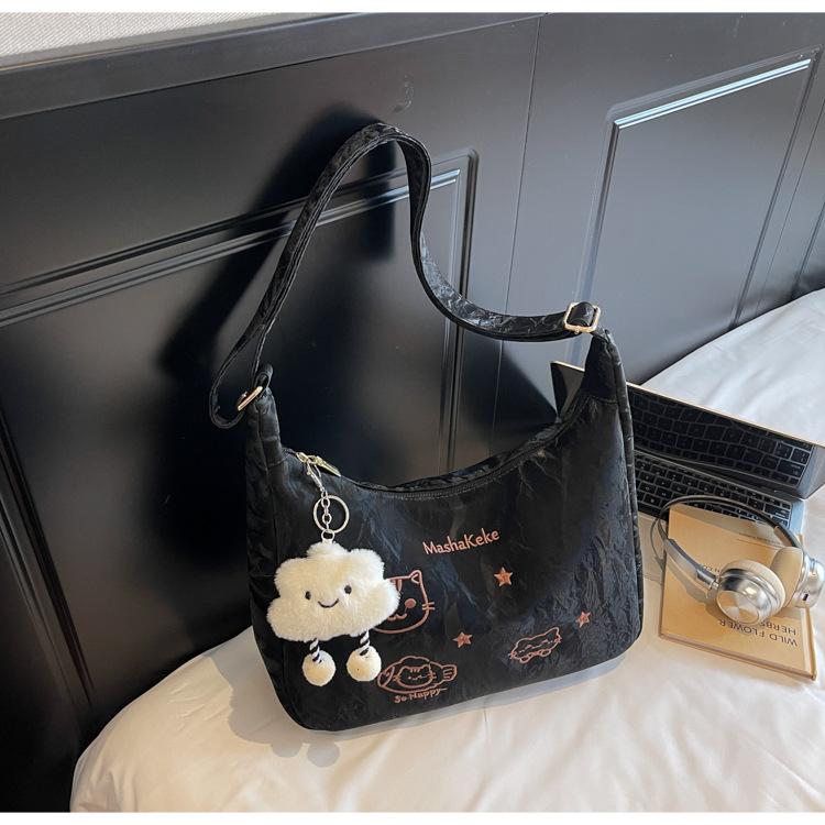 Simple 2025 Spring New Large-capacity Tote Bag Fashion Trend Cute Women's Shoulder Messenger Bag