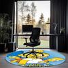 THE SIMPSONS Printed Round Rug Carpet Chair Rug Area Rug Entryway Doormats,for Office Chair Living Room Bedroom Kitchen Room.