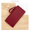 Stylish and Simple Women's Long Wallet with Draw Card, Two Fold Zipper, Change Bag, Card Bag, Wallet.