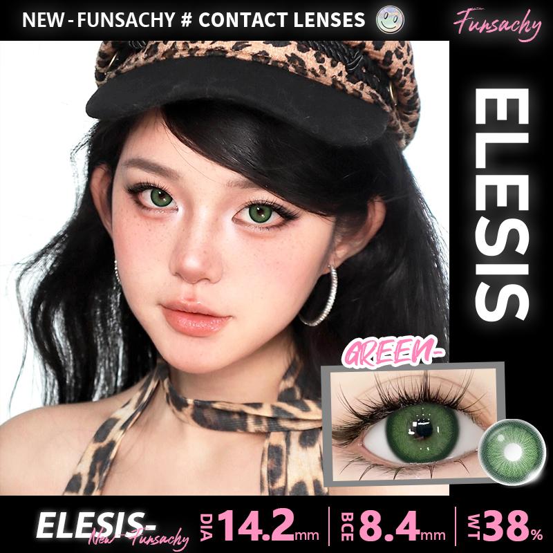 FUNSACHY 1 para gorąco sprzedających się soczewek kontaktowych kolorowych brązowych soczewek do oczu szarych pięknych źrenic niebieski kolor makijaż oczu kosmetyczne roczne