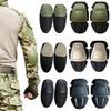 Tactical Protective Knee Elbow Pads Outdoor Camouflage Suit Gear Hunting Insert Type Soft Pad for Military Combat Use