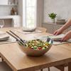 304 Stainless Steel Serving Bowl Decorative Oval Bowl for Salad Fruit   Kitchen Counter Coffee Table Use