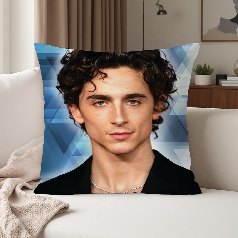 Schauspieler Timothee Chalamet Kissenbezug Geeignet für Schlafzimmer Wohnzimmer Autos Heimdekoration