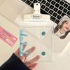 3-Zoll Transparenter Foto-Karten-Ordner Kpop Mini-Fotoalbum Idol-Fotokartenhalter Loseblatt-Idol-Kartenhülle Buch