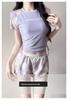 Dopamine Women's Slimming Two-Piece Sports Swimsuit - Tummy Concealing Boxer, Plus Size, Ideal for Students & Hot Springs