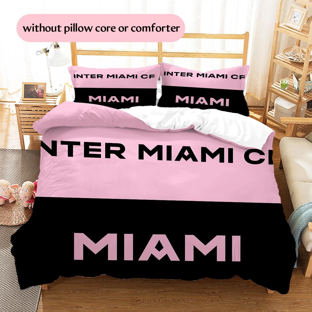 

Miami CF Pattern Bedding Home Decoration Birthday & Festival Gift (1 * duvet cover + 2 * pillowcase, without core) 135x200cm