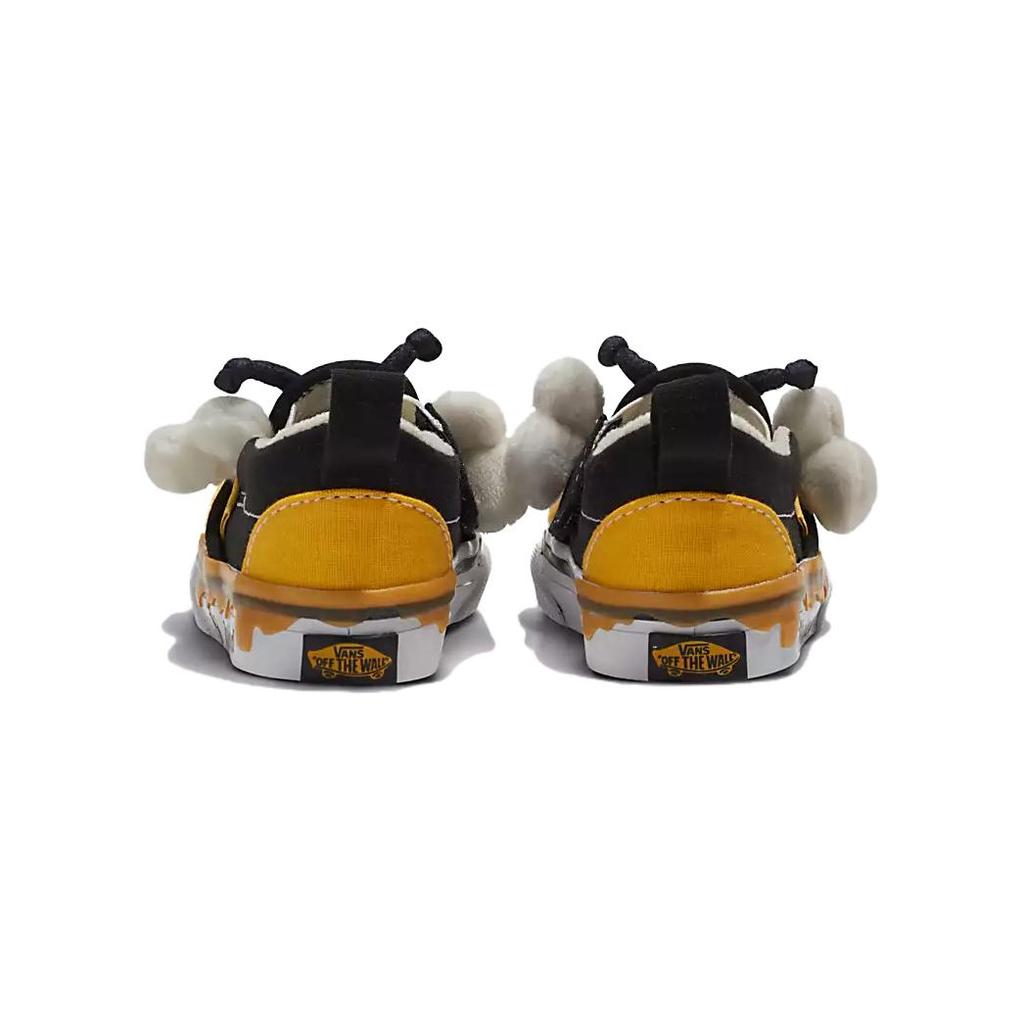 Vans Classic Slip-On Toddler Bee Baby Sneakers Black Yellow VN000CMQY23