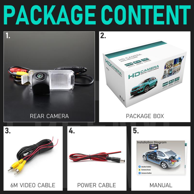 Vehicle Full HD AHD 1080P Fisheye Lens Car Reverse Backup Rear View Camera For Chevrolet Caprice Cavalier Sail Cruze Camaro