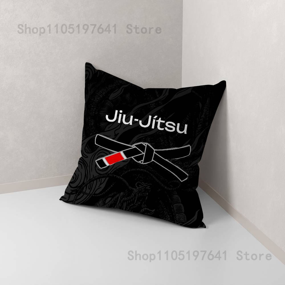 BJJ Brasiliansk Jiu Jitsu Kuddfodral Kudde Överdrag Heminredning Födelsedagspresent Kuddfodral