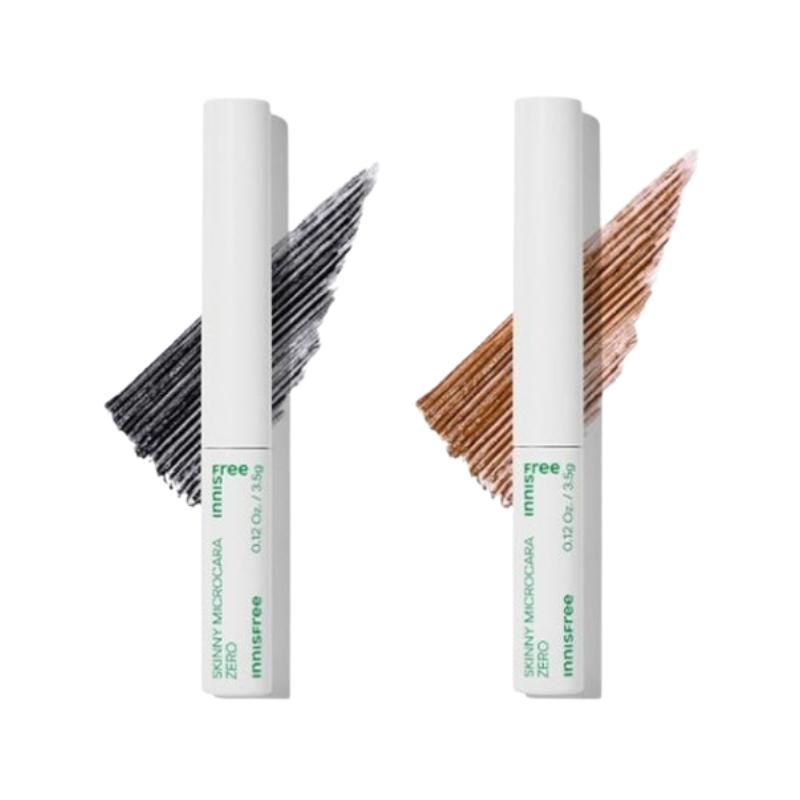 Innisfree Skinny Microcara Zero 3.5g | Smudge-Proof Mascara with Ultra-Slim Brush [Black / Brown]