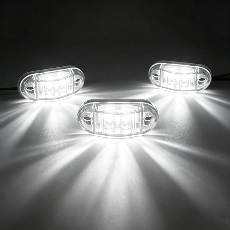 2/5/10PCS 12V 24V Universal Marine Boat Navigation Light Truck Warning Signal Side Marker Lights Clearance Lamp Car Accessories 3