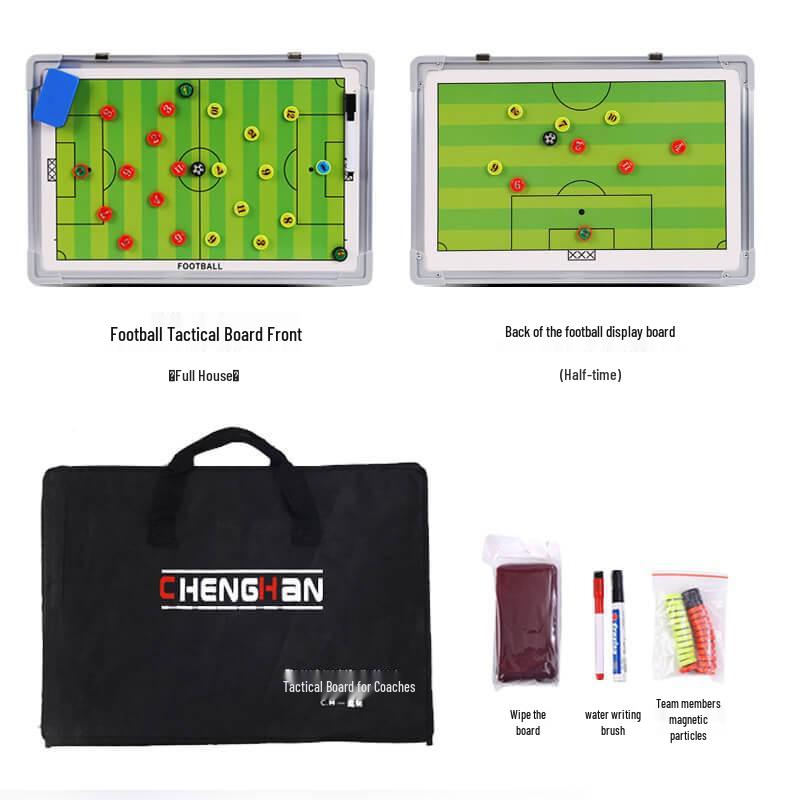 Large Magnetic Aluminum Floor Stand Tactics Board for Coaches with Pen and Eraser