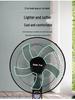 16-Inch Rechargeable Solar Floor Fan with Light for Outdoor Camping