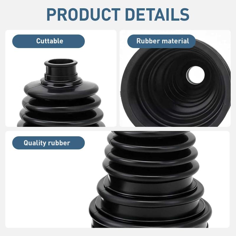 CV Joint Axle Boot Repair Kit 2PCS Drive Shaft Dust Cover Set with Expander Tool for DIY Car Enthusiasts