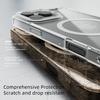 For iPhone 16 Pro Max Case Compatible with MagSafe Anti Scratch Clear TPU PC Phone Back Cover