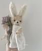[USED] Antique-style Stuffed Animal, Vintage Rabbit, Teddy Bear by an Overseas Artist