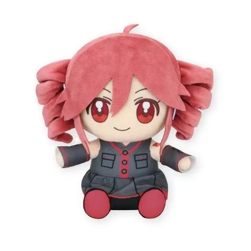 20cm Anime Kasane Teto Plush Toys Cartoon Kasane Teto Plushie Pillow Decoration Pendant Cosplay Stuffed Dolls Christmas Gifts