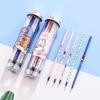 20-Pack Ink Refills: 0.38mm Black Needle Tip for 0.5mm Anime Student Pens