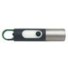 Outdoor-Taschenlampe mit Teleskop-Zoom USB Wiederaufladbar 4 Lichtmodi Superhelle Taschenlampe mit Haken zum Campen