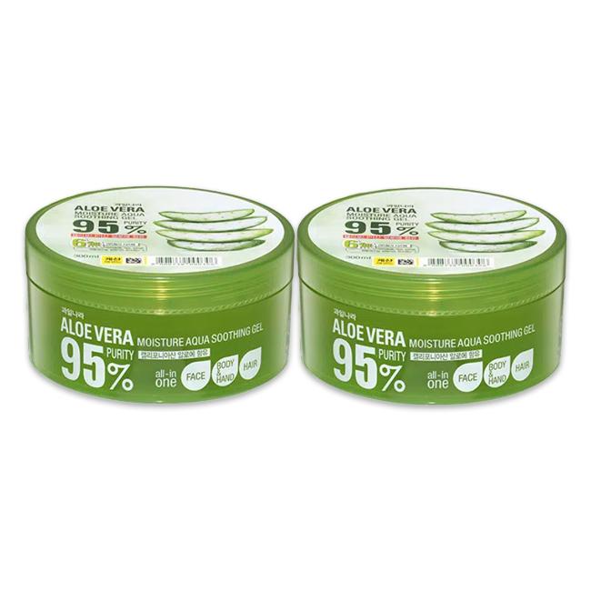 Welcos Kwailnara Aloe Vera Moisture Aqua Soothing Gel 150g, 300g (7 Options) - DAISO
