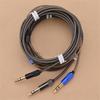 DIY Earphone Audio Cable 3.5mm Headset Cable Replacement Cable for Xiaomi Headphones Single Crystal Copper Earphone Repair Wire