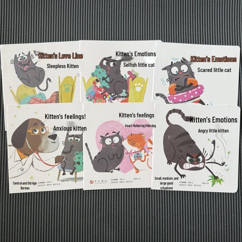 Kitten s Emotions: Children s Emotion Management Picture Book for Parent-Child Bedtime Reading and Early Education Set