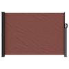 Retractable Side Awning Brown 140 X 500 Cm