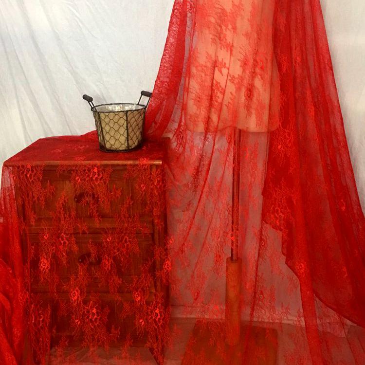 3 Meters Eyelash Lace Trim, Sewing Colorful Eyelash Lace Fabric Floral Mesh Underwear Lingerie Fabric, Wide 150cm